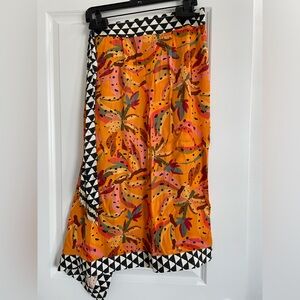 Farm Rio Banana Contrast Skirt